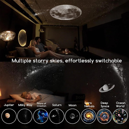 Evonix 2-in-1 Galaxie-Projektor