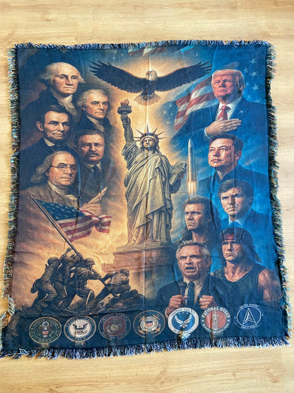 Gewebte Patriotische USA-Decke