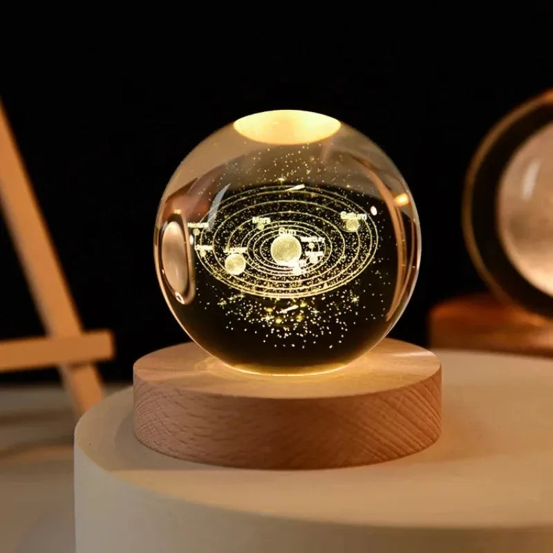 Galaxie Kristalllampe