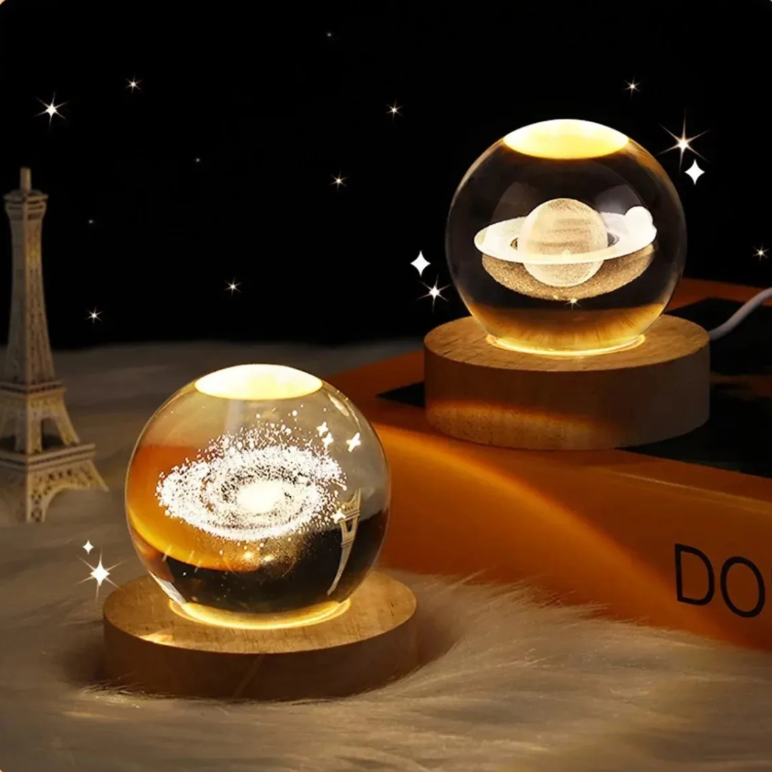 Galaxie Kristalllampe