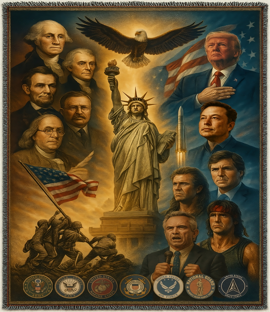Gewebte Patriotische USA-Decke