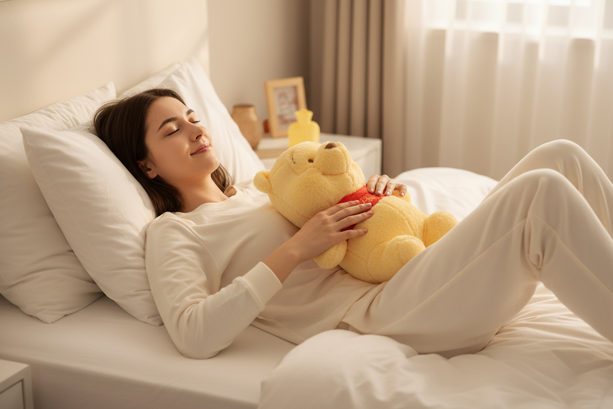 Plush Heating Pad for Period Relief