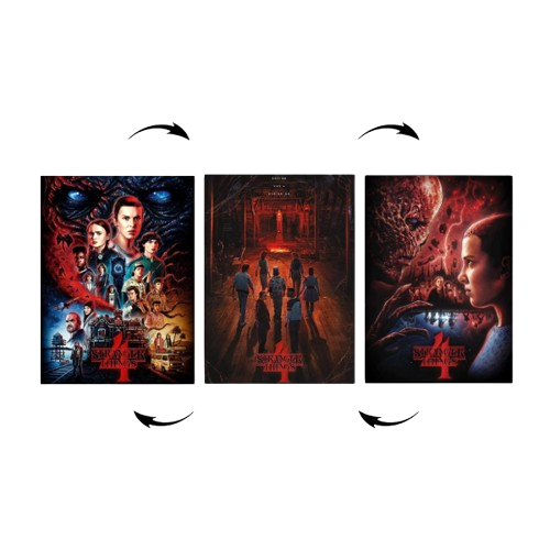 Stranger Things 3D Poster