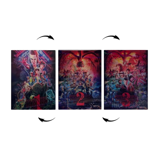 Stranger Things 3D Poster