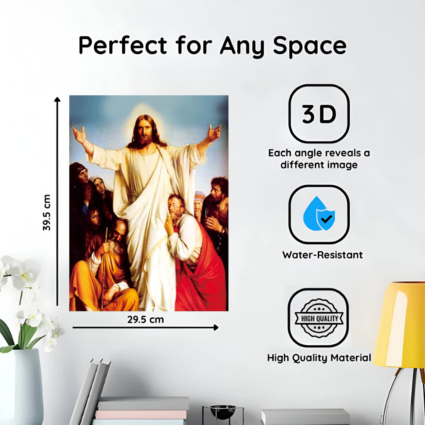 Jesus Christus 3D Poster