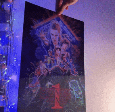 Stranger Things 3D Poster
